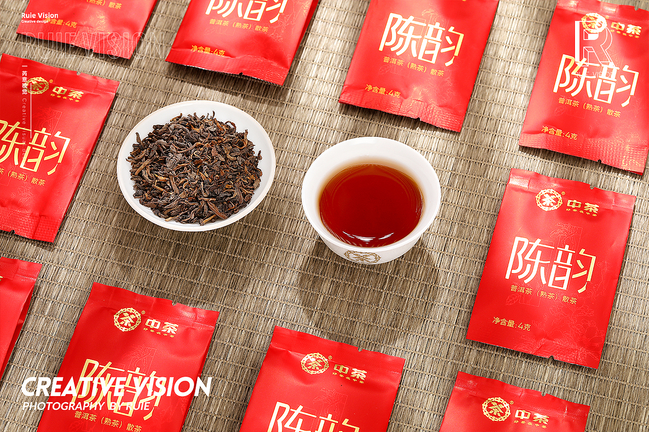 芮意视觉 | 中茶凤庆 · 陈韵礼盒 × Ruie Vision（图ZMzI3NTUzMzA0） - 产品摄影 - 站酷设计师芮意视觉设计原创素材 - 站酷ZCOOL