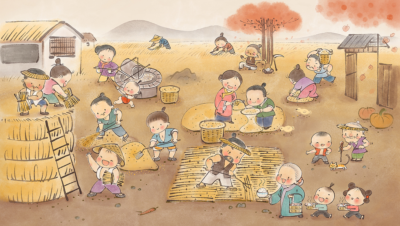 国风插图合集（图ZMzIyNDk3MTAw） - 商业插画 - 站酷设计师单丹丹SHAN原创素材 - 站酷ZCOOL