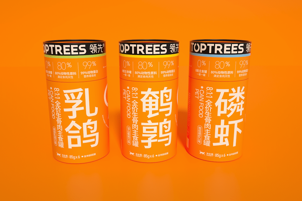 toptrees生骨肉主食罐设计