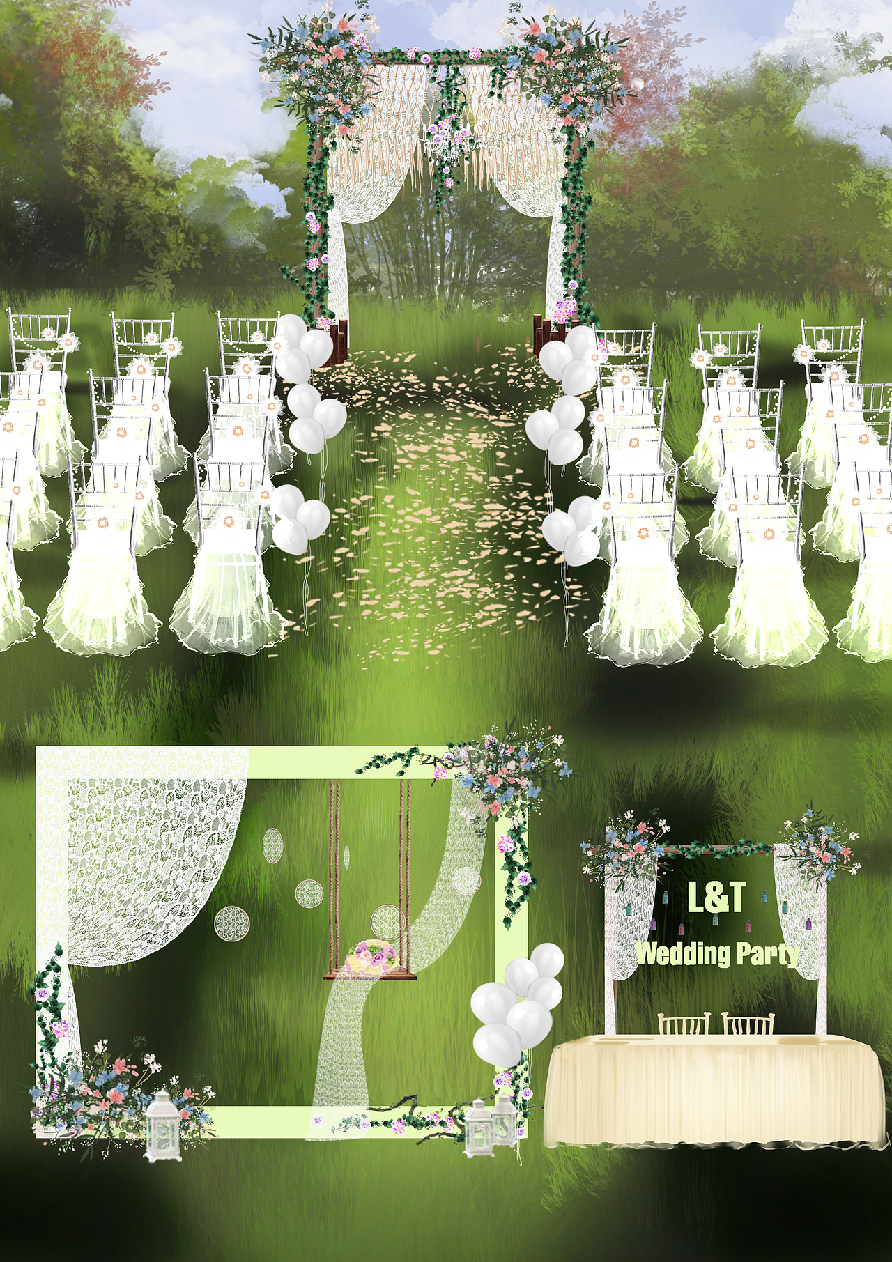 婚禮設(shè)計(jì)（圖ZMzA3OTY5ODM2） - 舞臺美術(shù) - 站酷設(shè)計(jì)師JM_Liao原創(chuàng)素材 - 站酷ZCOOL