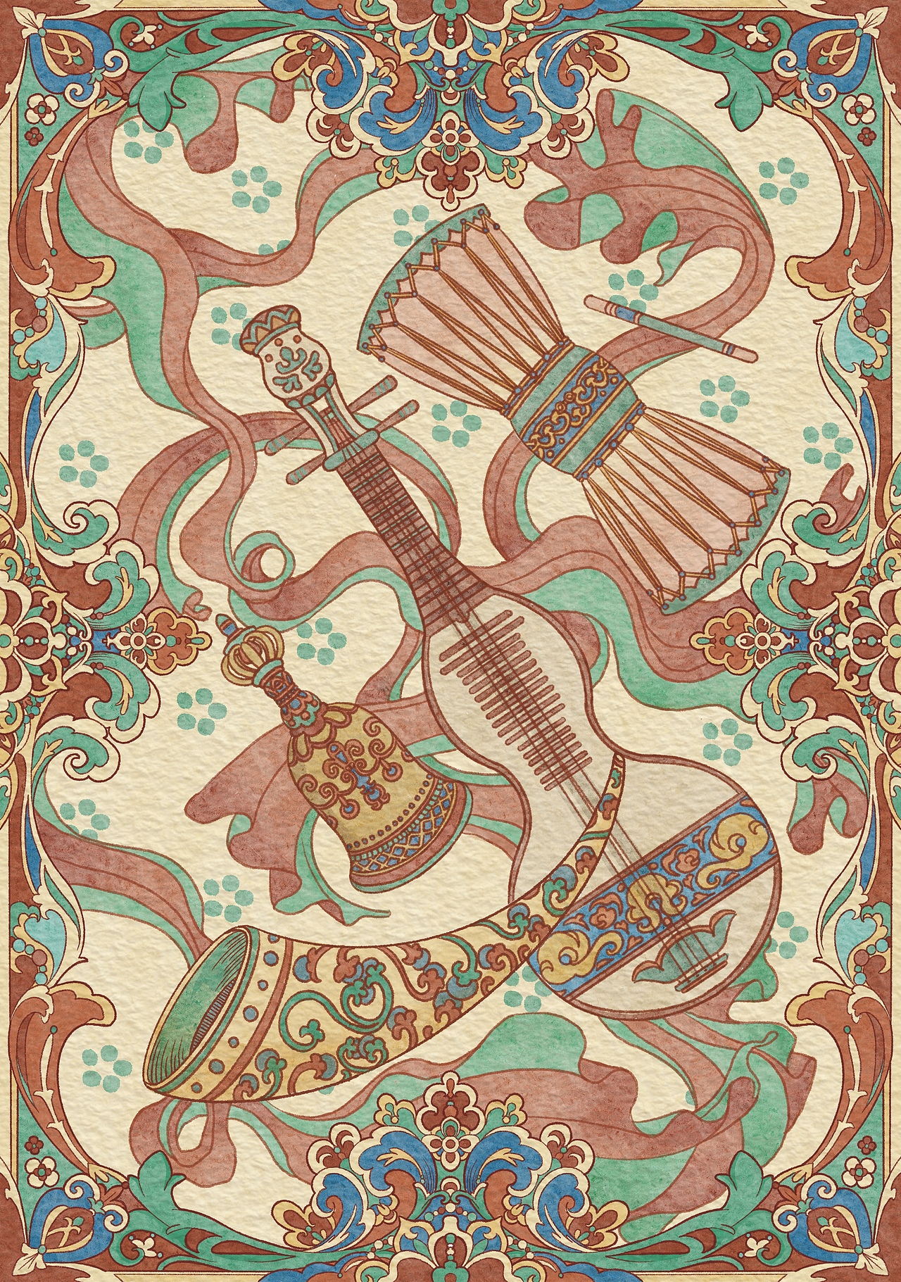 毕业设计 | 丝路幻想曲（图ZMzQ0OTM5NTIw） - 艺术插画 - 站酷设计师吉星JA原创素材 - 站酷ZCOOL