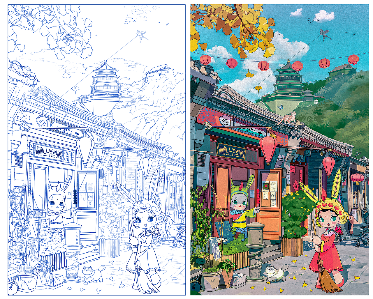 2023线稿插画合集