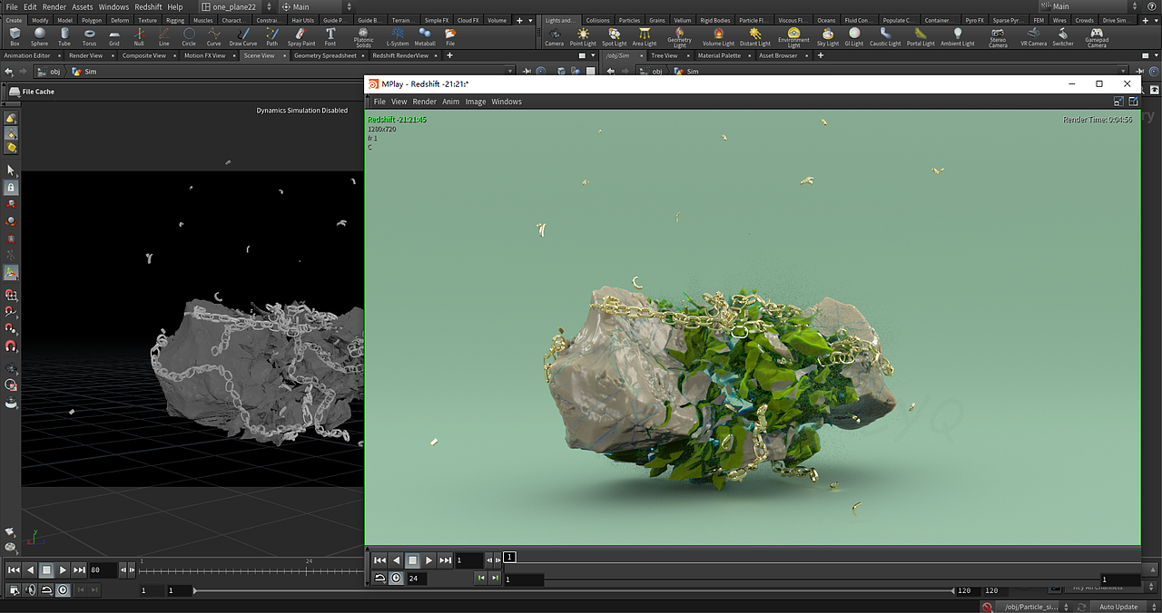 Houdini Chains（图ZMzAxNTE2MDk2） - 动画/影视 - 站酷设计师shimiandamowang原创素材 - 站酷ZCOOL