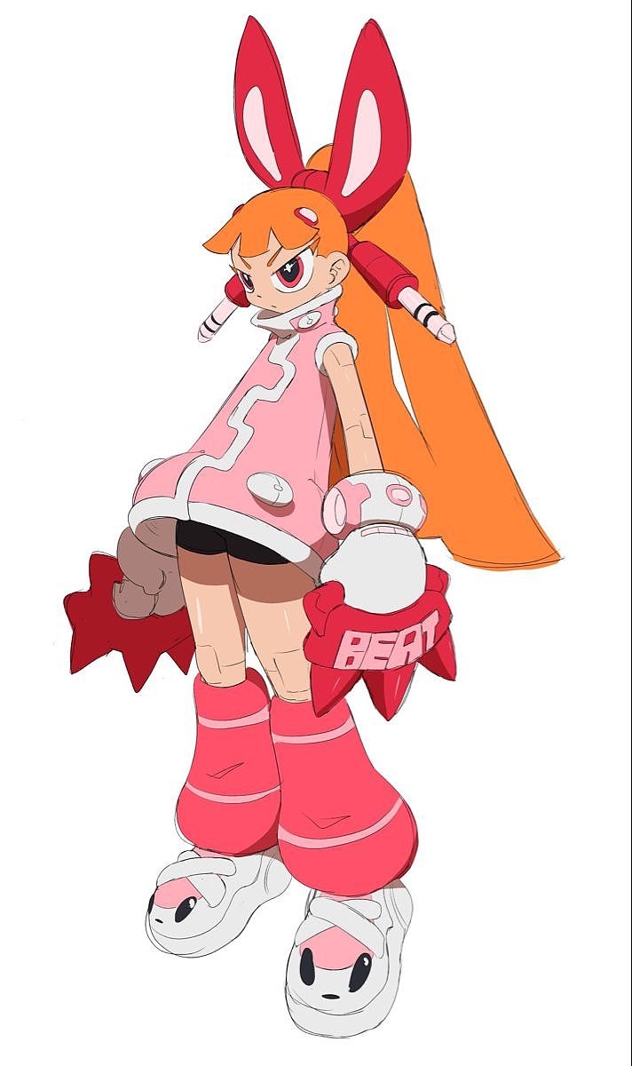 飞天小女警之“花花” - 三维人物建模（图ZMzQxMjMxNjIw） - 场景 - 站酷设计师Ivy_Shao原创素材 - 站酷ZCOOL