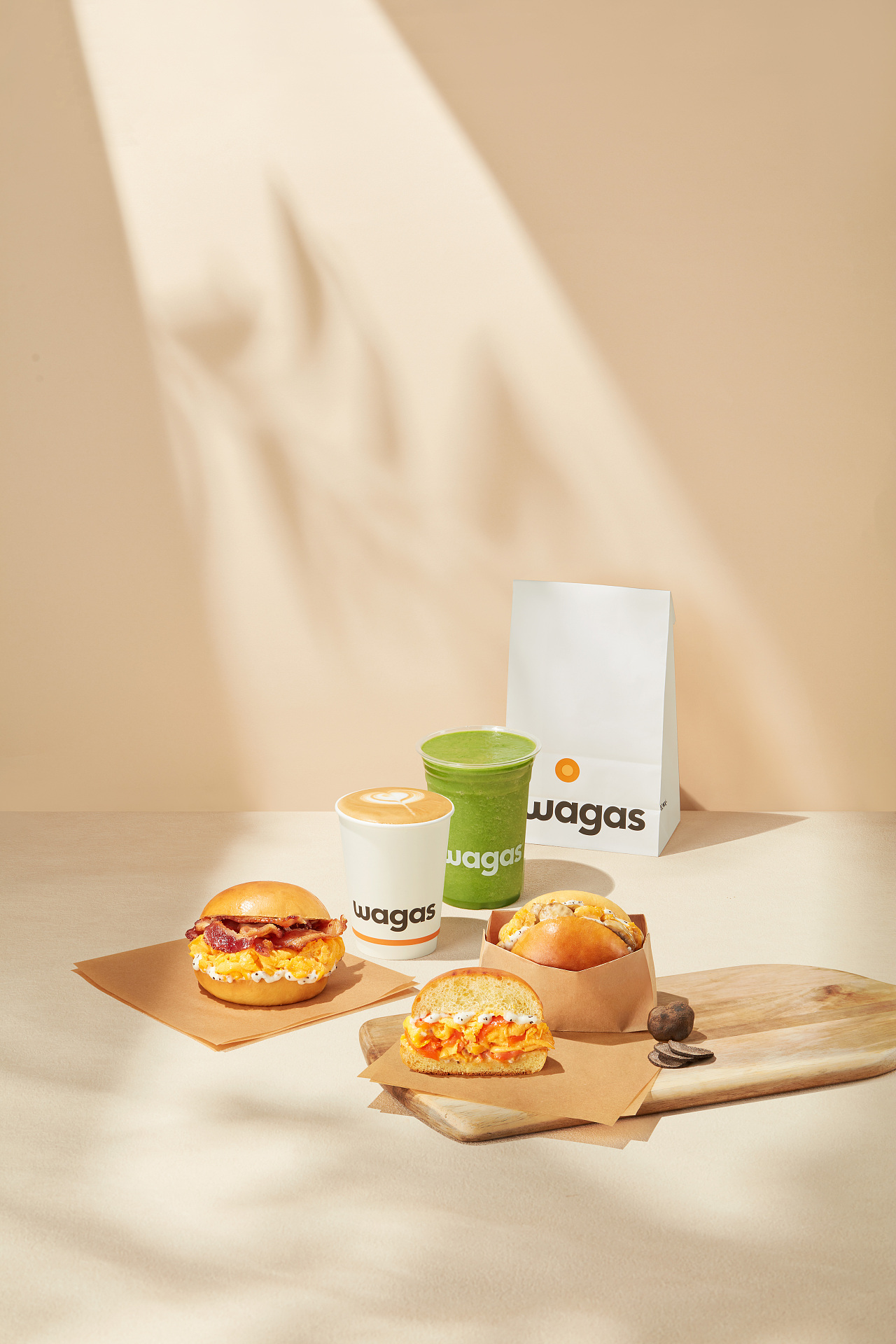 WAGAS早餐海报拍摄