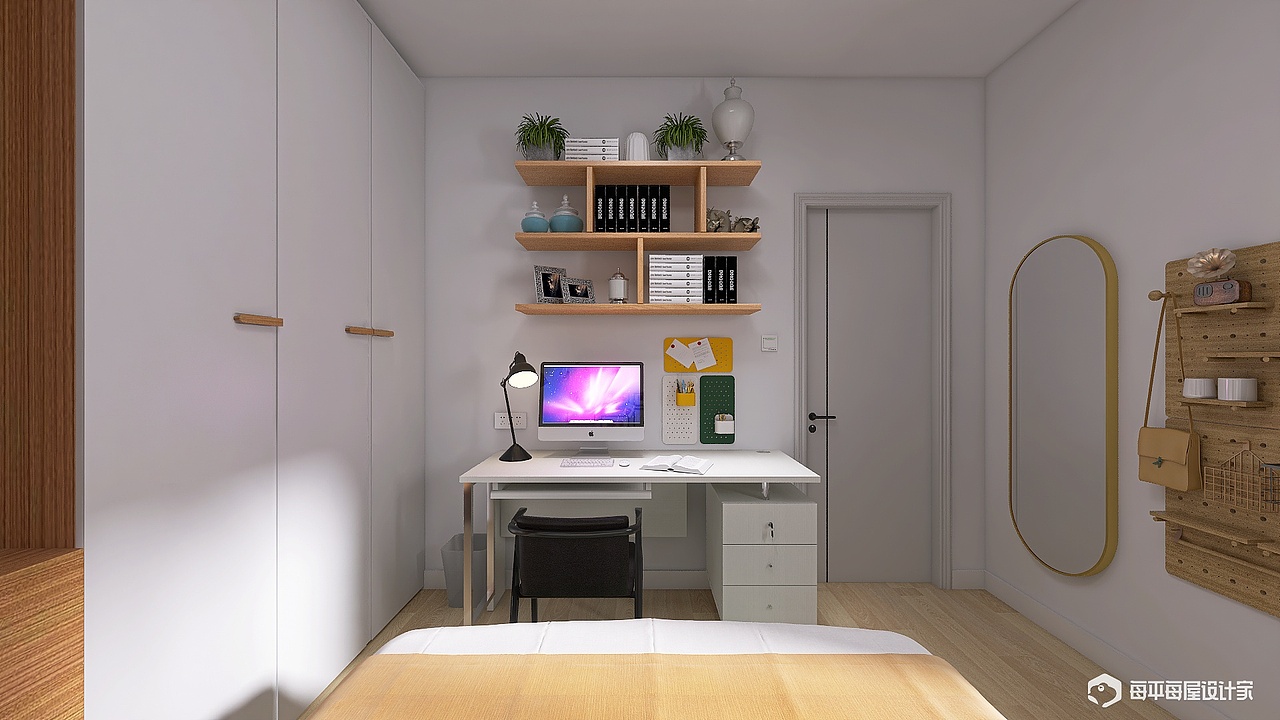 86平小户型两居的小家｜简单实用｜我心中的理想家（图ZMzMyMjIxNjU2） - 家装设计 - 站酷设计师鸣杨913原创素材 - 站酷ZCOOL