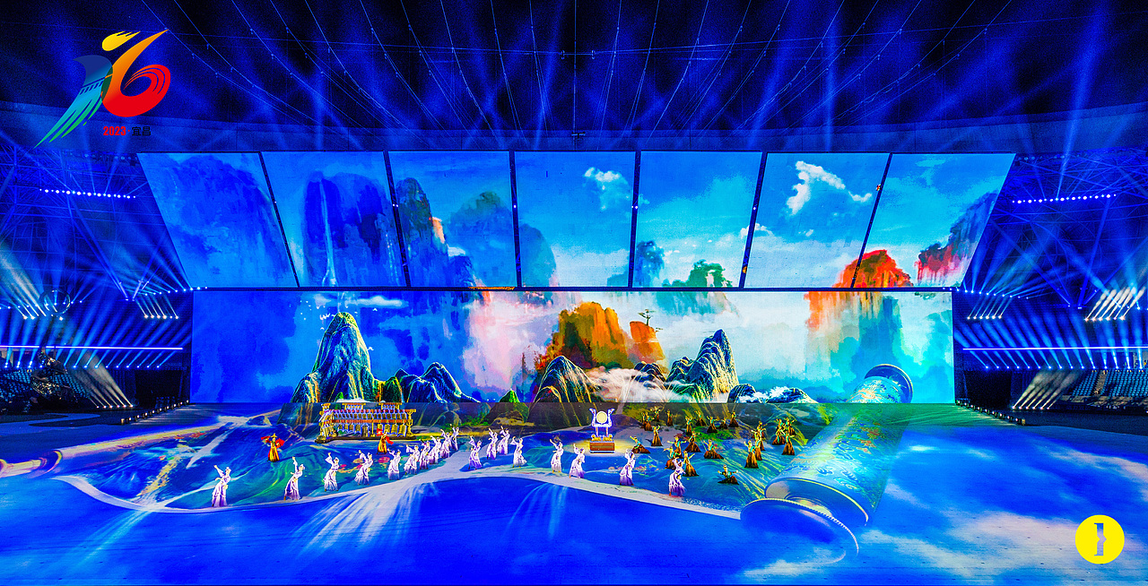 湖北省第十六届运动会开幕式“峡尽天开楚天舒”