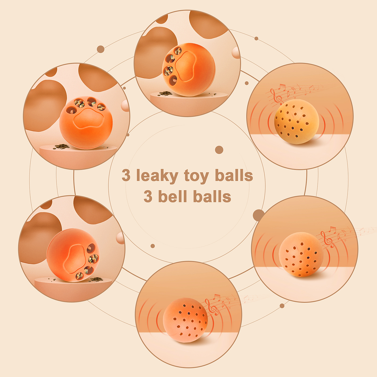 亚马逊-宠物铃铛球