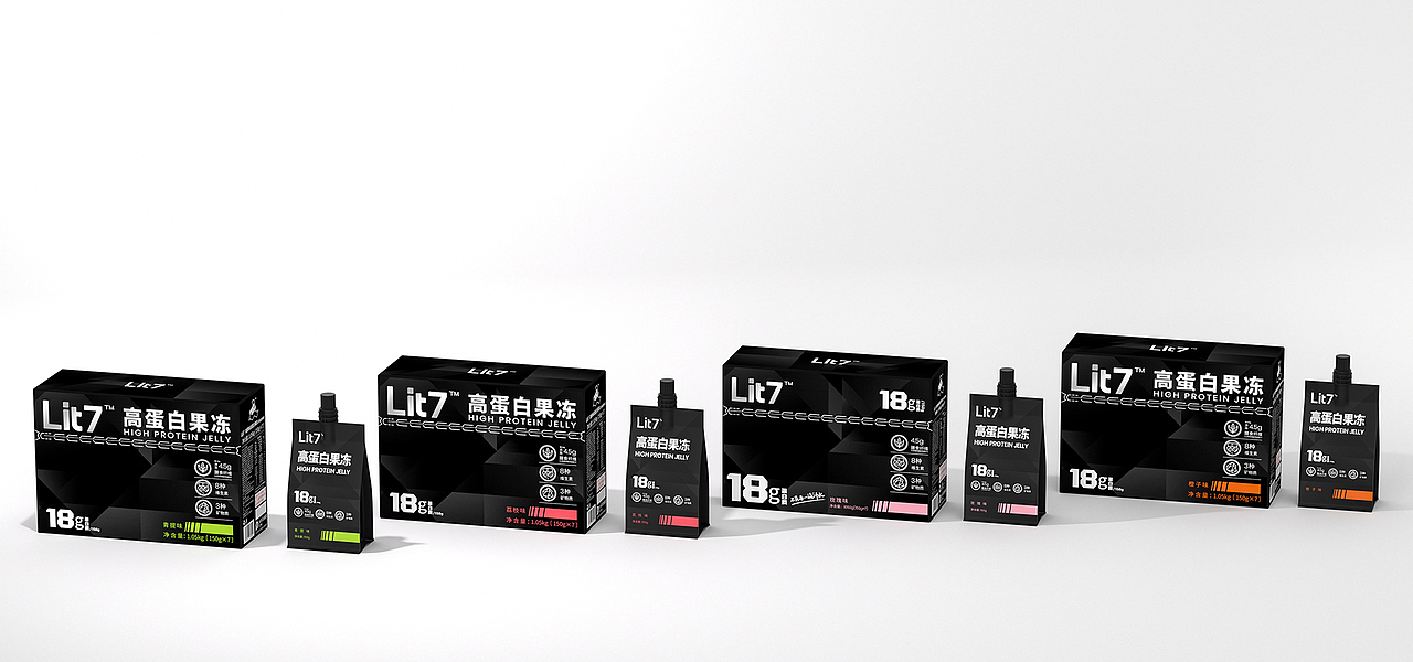 Lit7高蛋白果冻快消品品牌（图ZMzM3ODExOTYw） - 包装 - 站酷设计师无限脑洞张某人原创素材 - 站酷ZCOOL