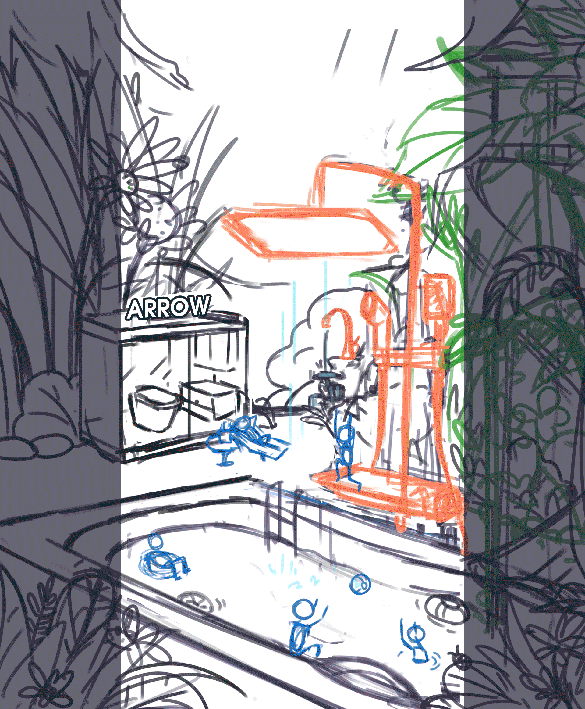 花洒节夏日插画海报（图ZMzUxNDU3MTgw） - 商业插画 - 站酷设计师凉米糕Mico原创素材 - 站酷ZCOOL