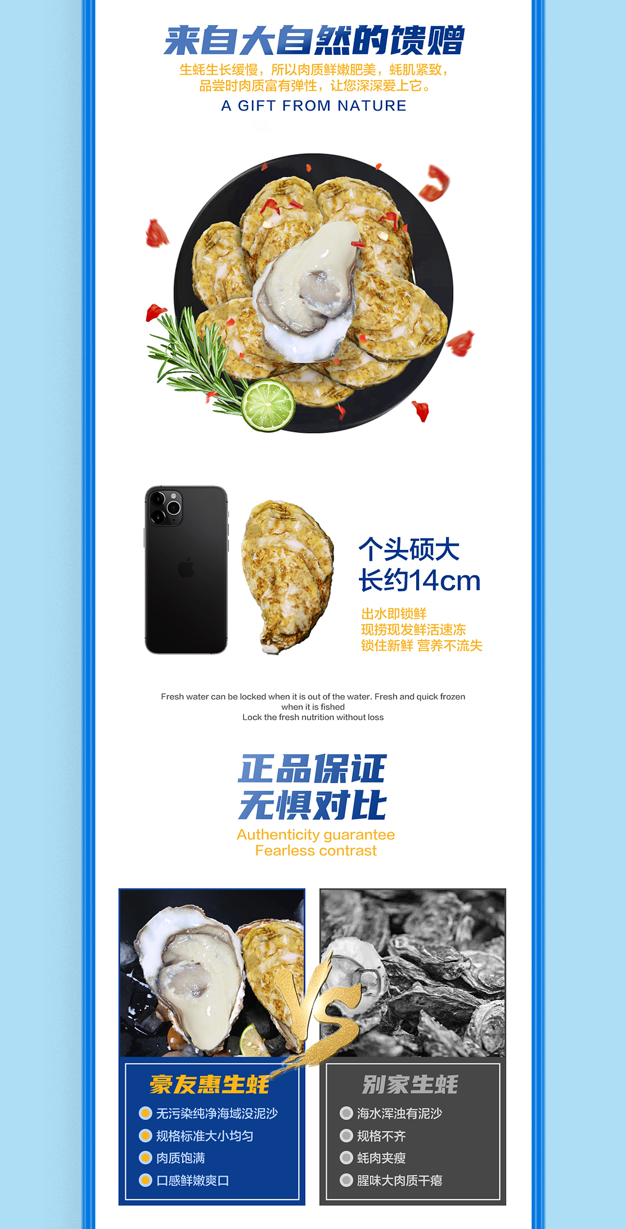 生蚝设计详情展示