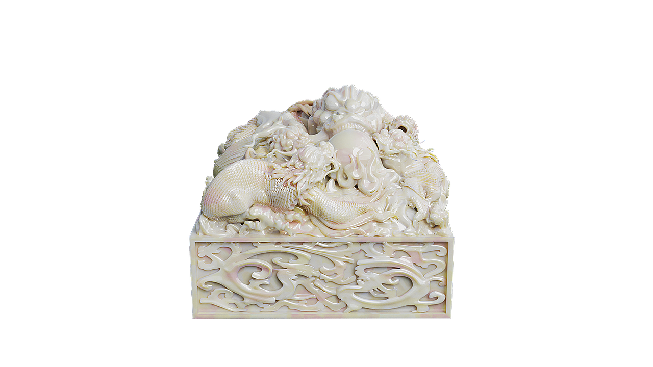 数字艺术藏品 锦龙堂玉玺 受命于天-既寿永昌-全模