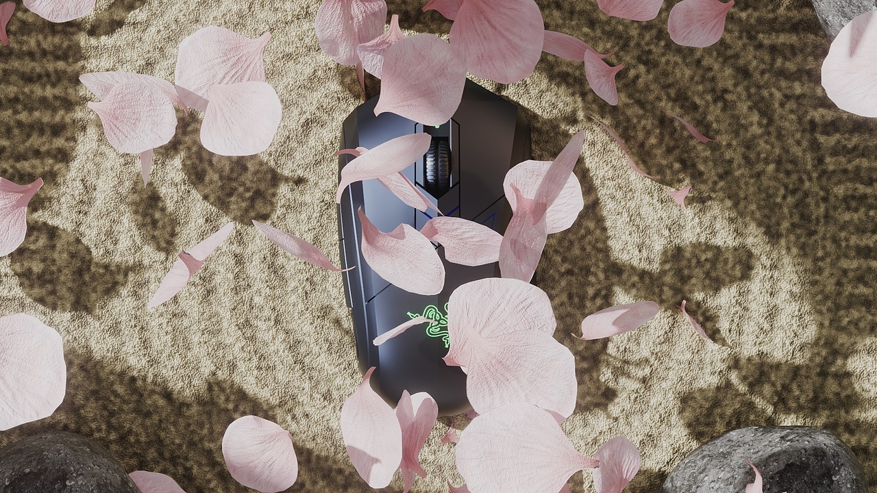 C4D动态作品-鼠标雷蛇