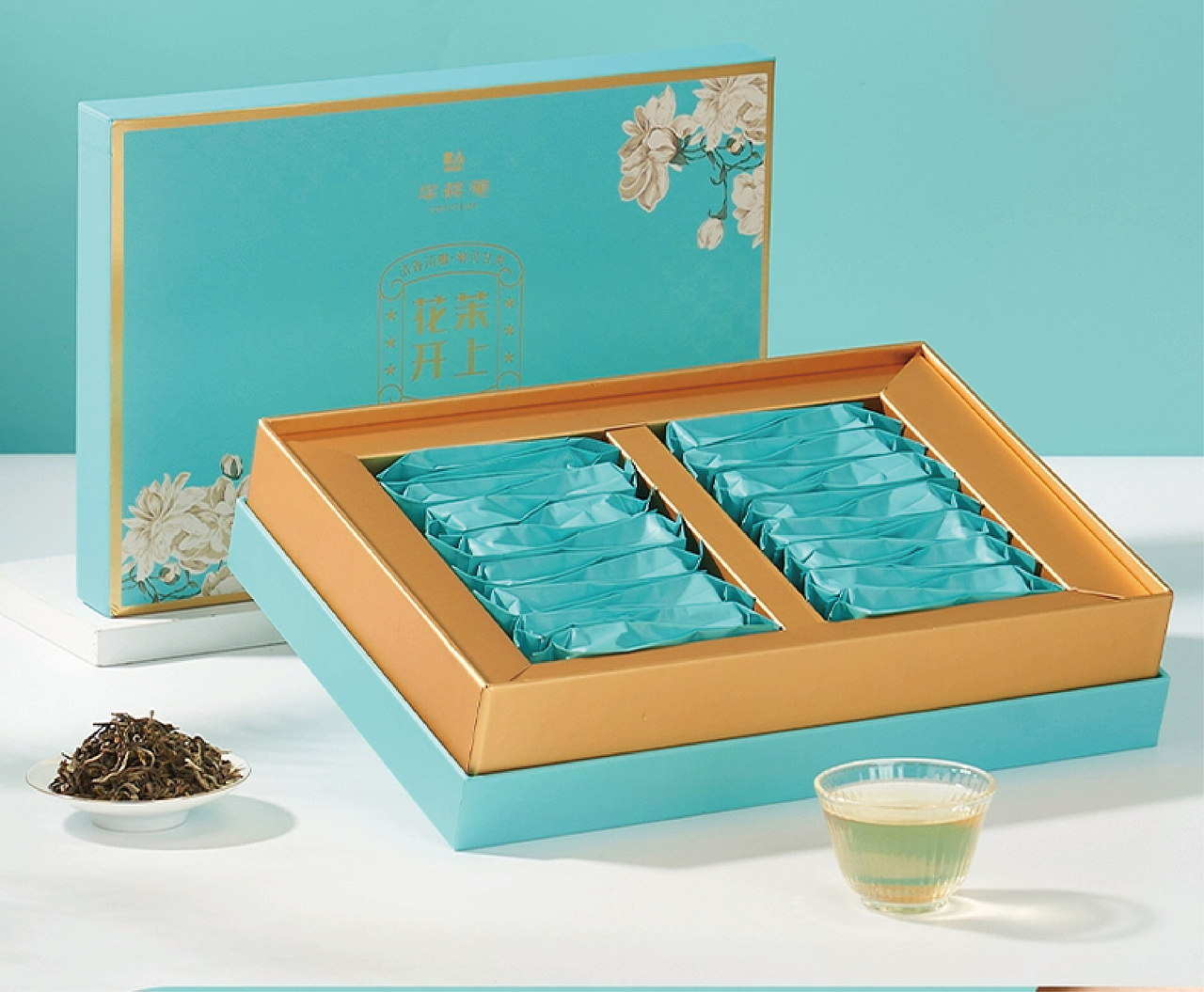 茉上花开茉莉花茶包装设计