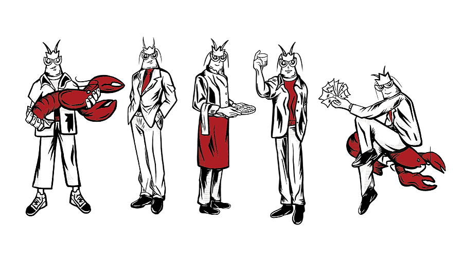 老陈虾霸餐饮品牌形象IP设计 视觉设计产品包装（图ZMzA1MjczODAw） - 包装 - 站酷设计师朗狮设计顾问原创素材 - 站酷ZCOOL