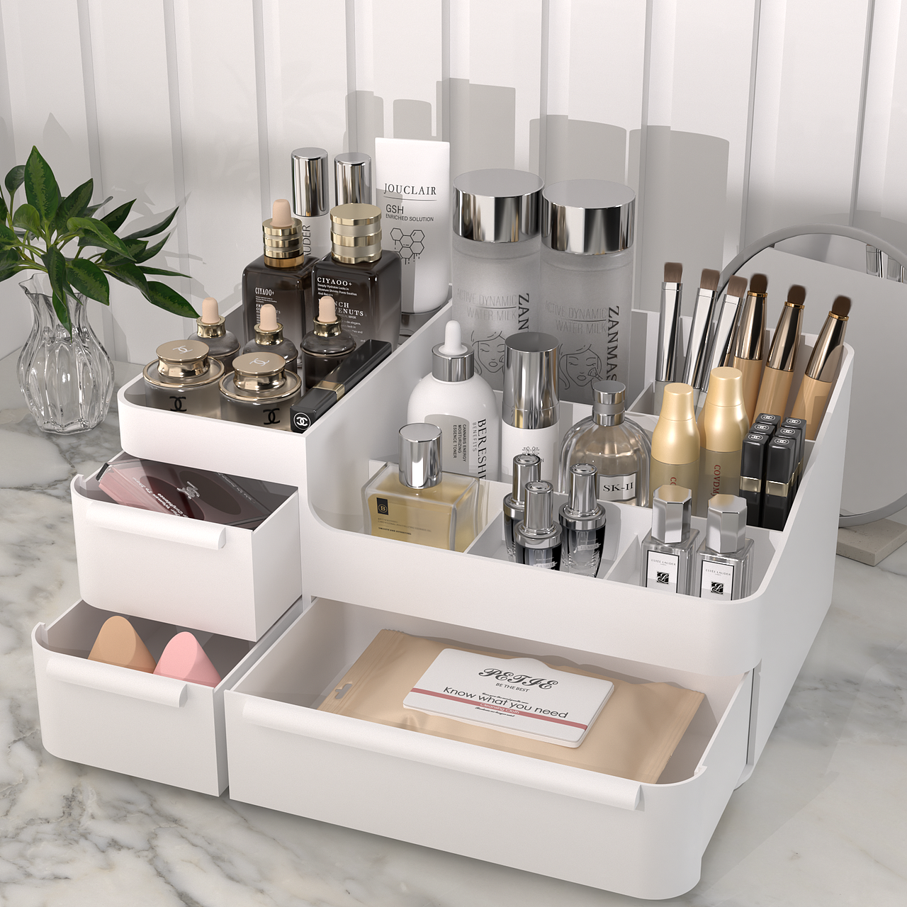 亚马逊电商设计-白色化妆盒主图