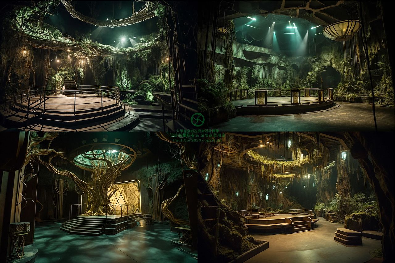 沉浸式的实景剧场及舞美场景概念设计（图ZMzM3MTkyNjEy） - 舞台美术 - 站酷设计师大雄IMAX原创素材 - 站酷ZCOOL