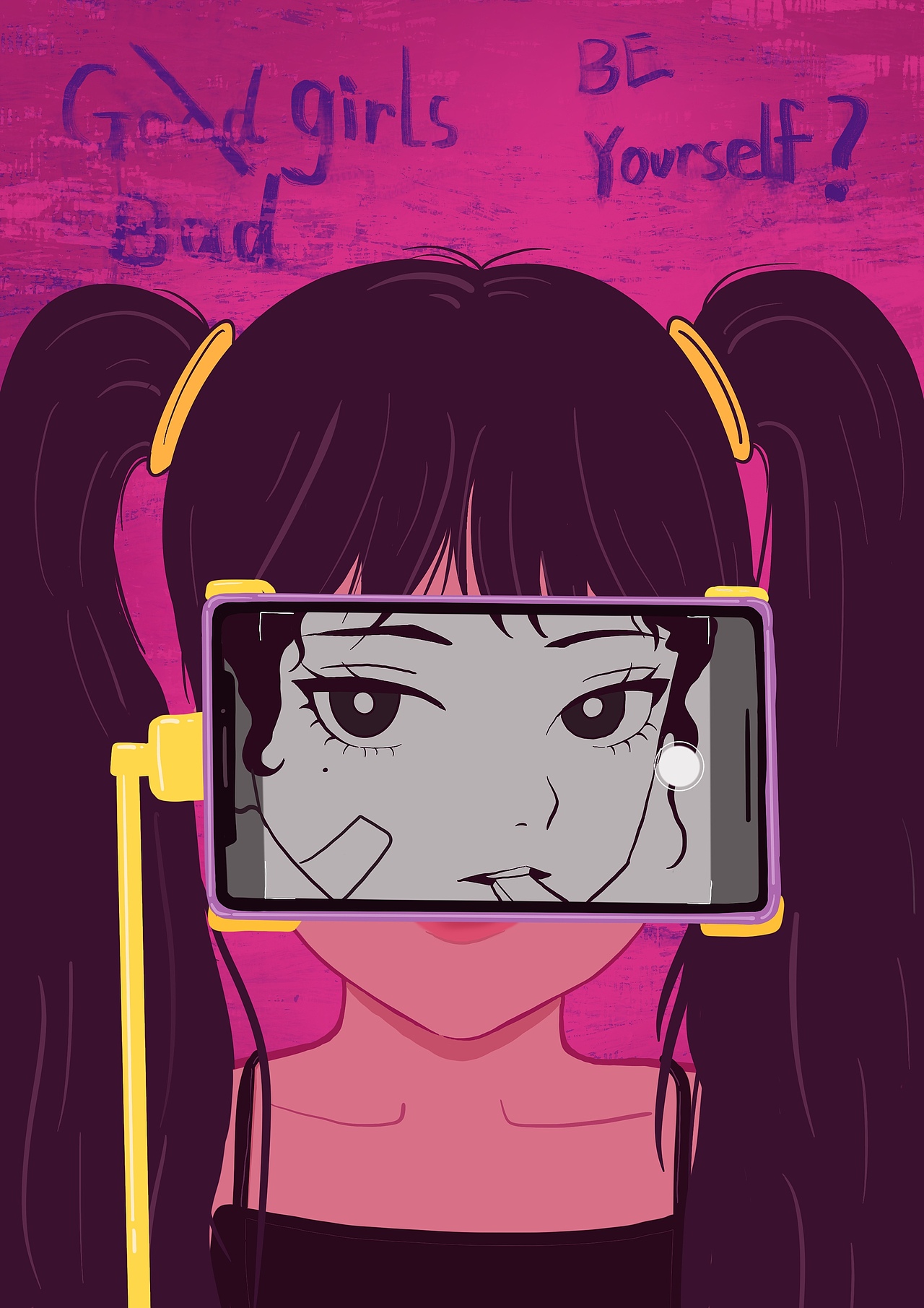 《滤镜》插画作品（图ZMzA1OTk3MzAw） - 概念设定 - 站酷设计师呉呉呉雨子原创素材 - 站酷ZCOOL