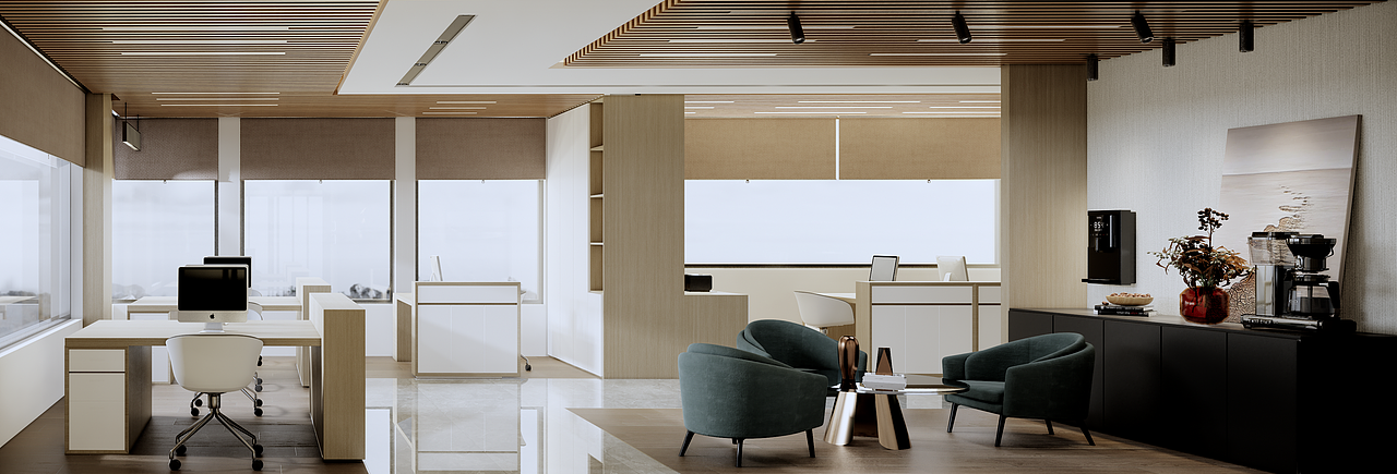 青岛兴浩建设办事处效果设计