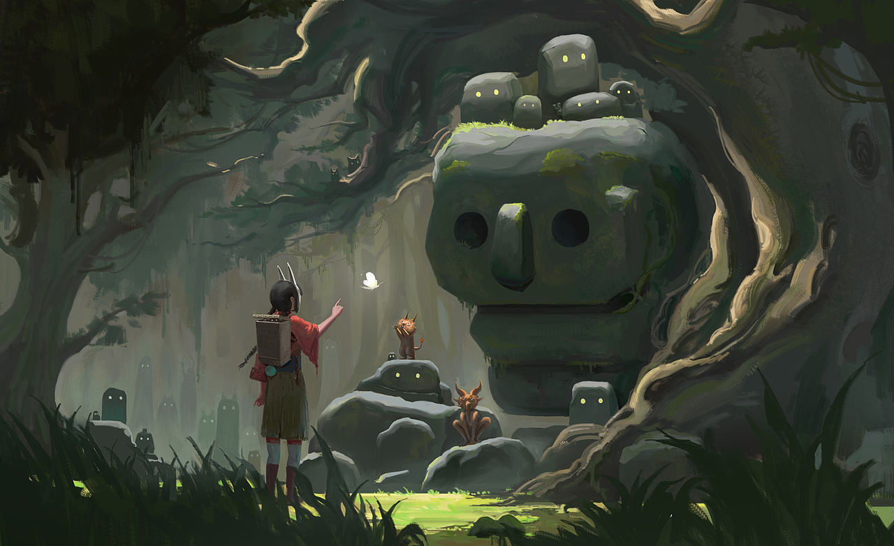 《寄魂庄》概念场景设计