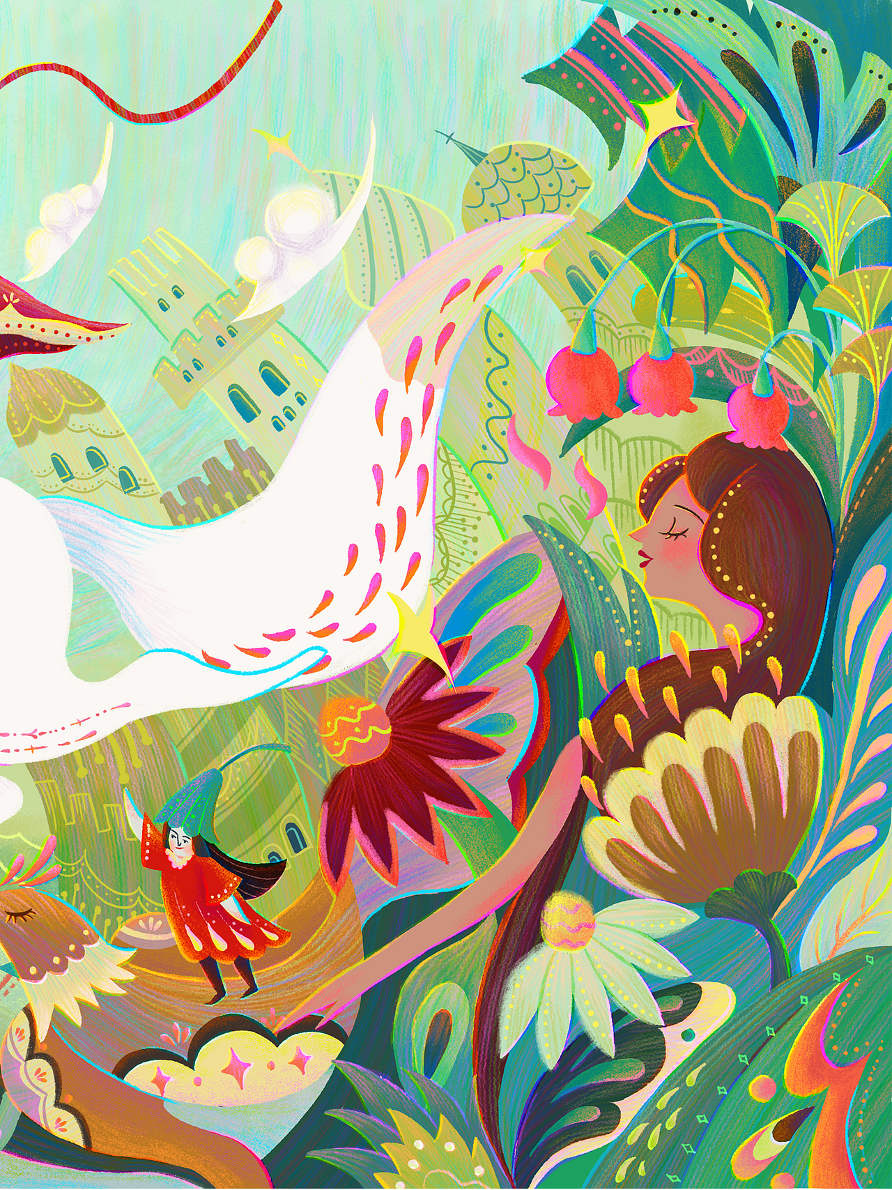 【茶派美好世界】喚上小狐貍一起奔跑吧（圖ZMzQxMTE1MjU2） - 商業(yè)插畫 - 站酷設(shè)計(jì)師橋Qiaooo原創(chuàng)素材 - 站酷ZCOOL