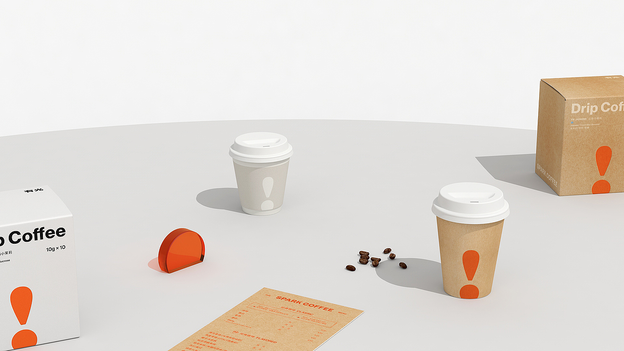 有光 SPARK 咖啡品牌vi设计|咖啡包装设计