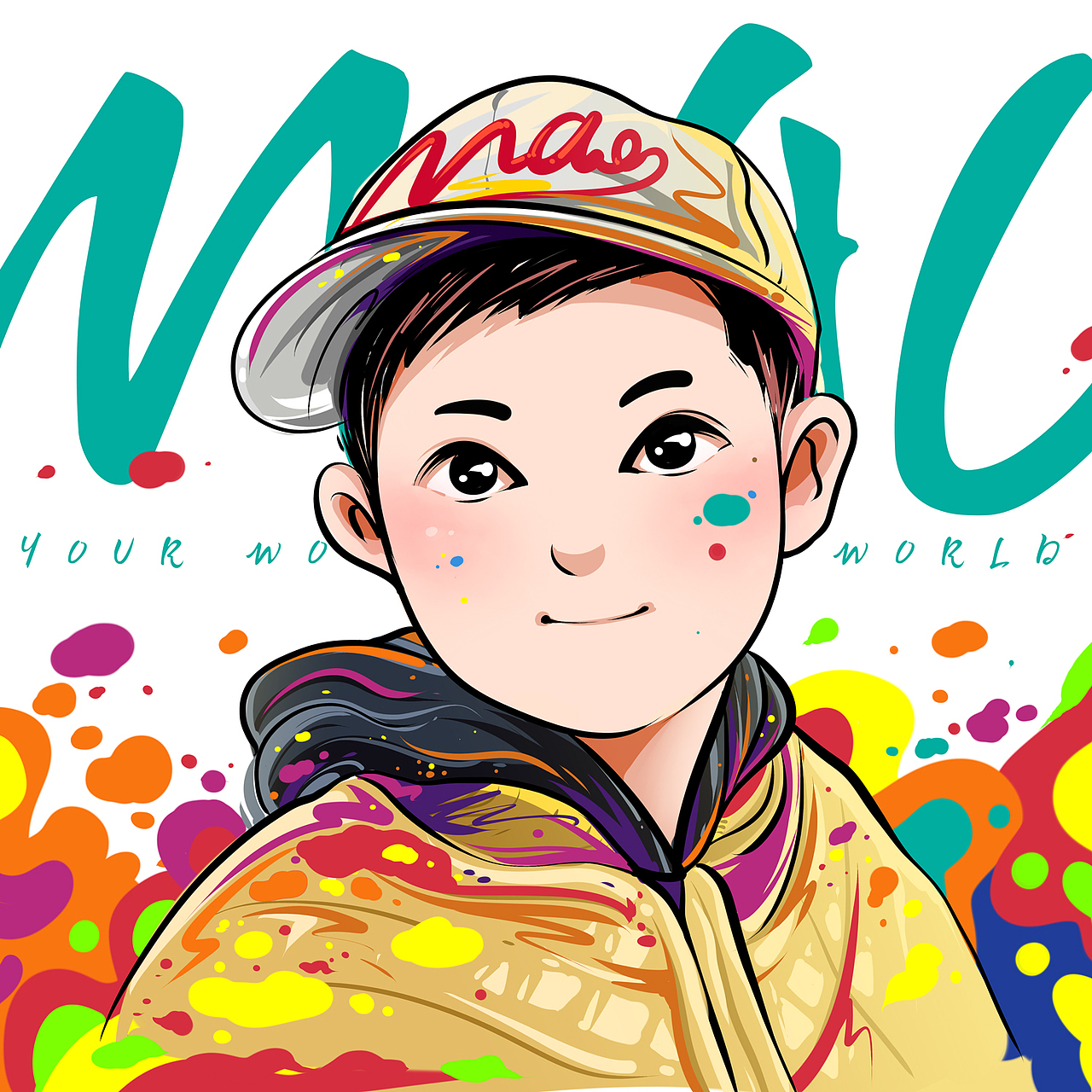 看着你慢慢的成长（图ZMzIzNTQ5NTE2） - 艺术插画 - 站酷设计师DHTONG原创素材 - 站酷ZCOOL