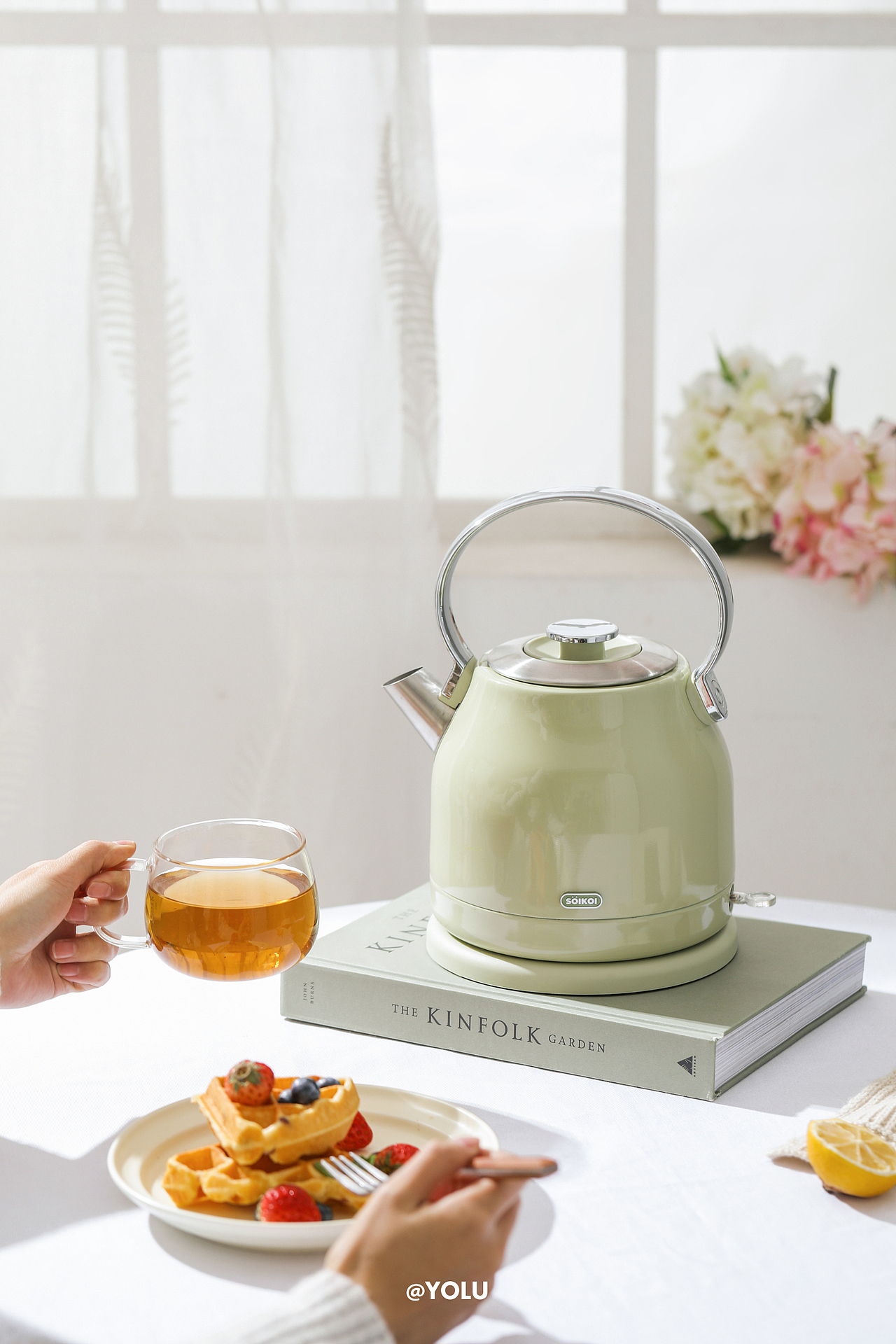 司崎库X小家电系列拍摄 爱了这抹绿