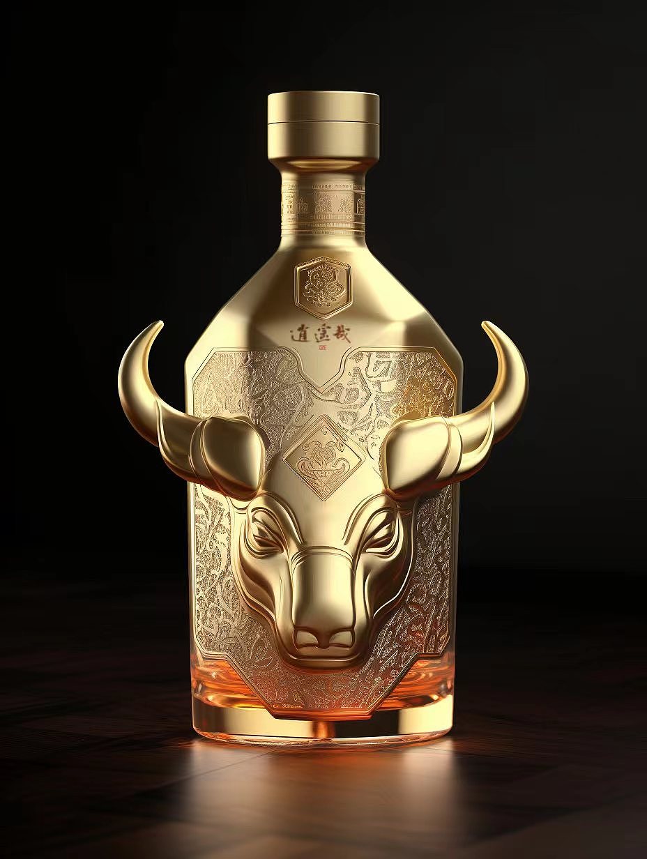 十二生肖白酒包装设计-牛（图ZMzQwMDcxODYw） - 包装 - 站酷设计师真象哥原创素材 - 站酷ZCOOL