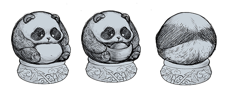 胖达阿财的设计图