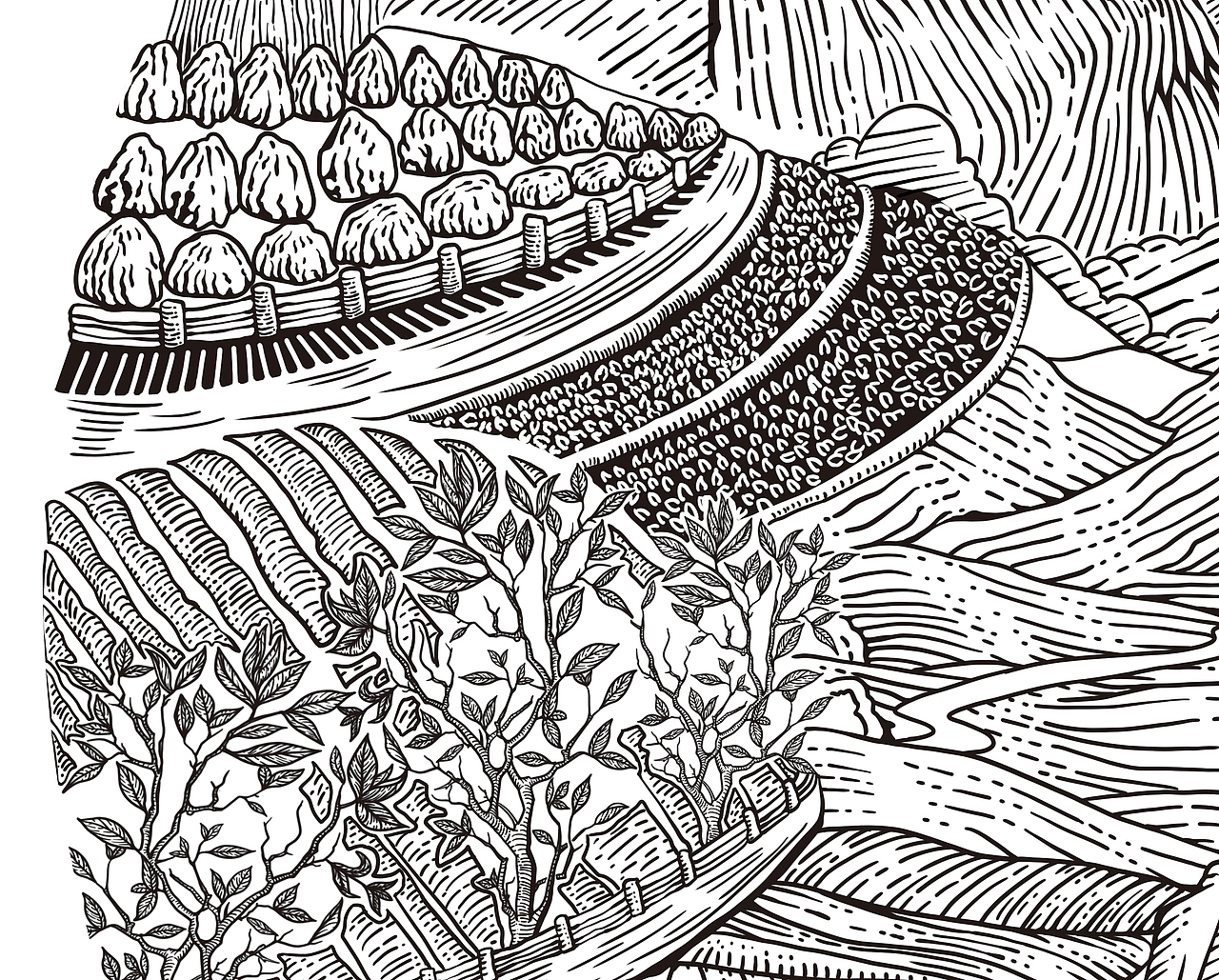 版画绘画（图ZMzEwMDU4NDE2） - 商业插画 - 站酷设计师戴冠豪一包装设计原创素材 - 站酷ZCOOL