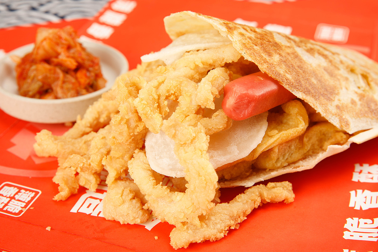 鸡柳饼拍摄｜餐饮拍摄｜济南美食摄影师｜