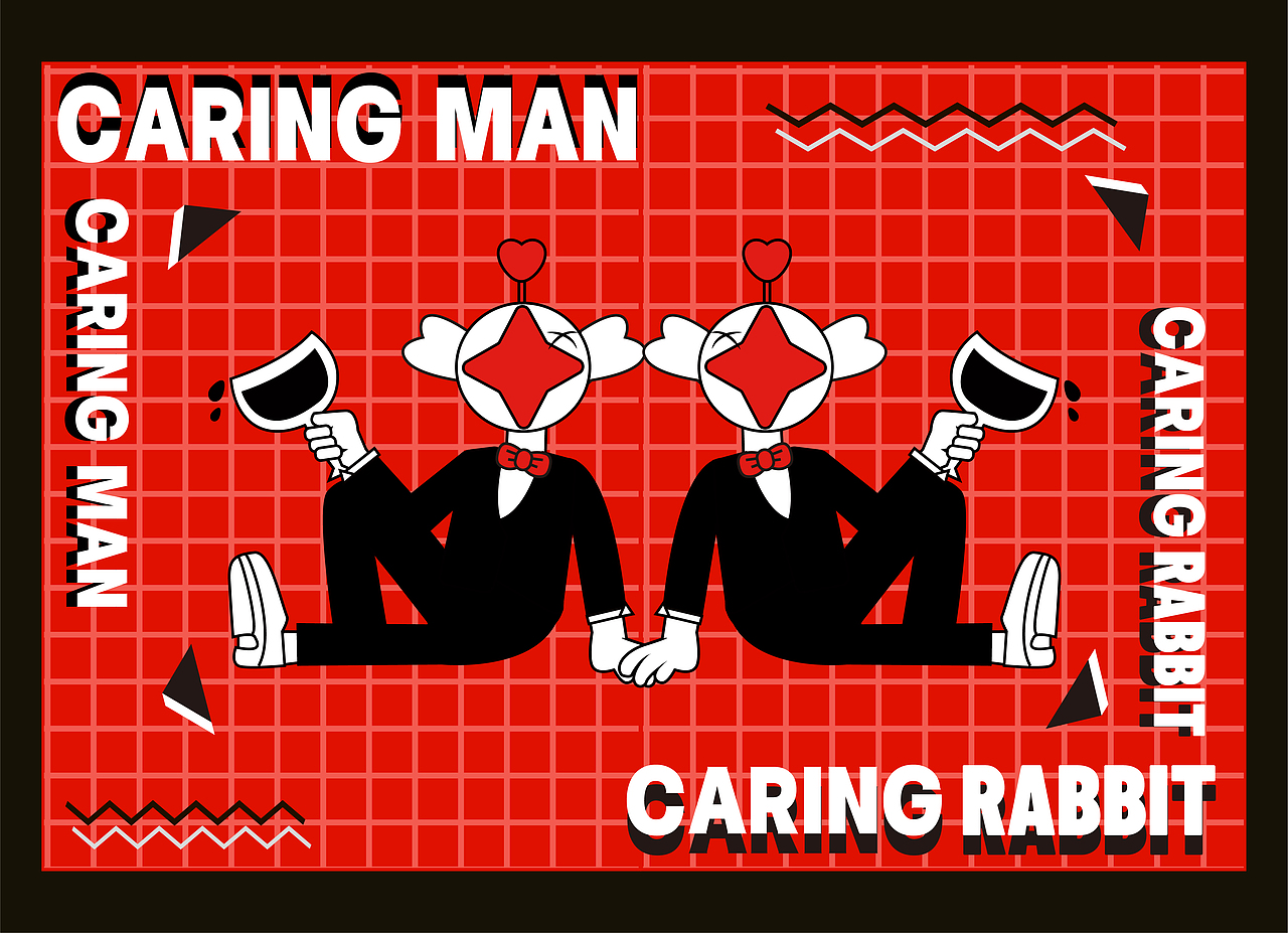 爱心男CARING MAN（图ZMzAxNTcxMzAw） - IP形象 - 站酷设计师一百个君原创素材 - 站酷ZCOOL