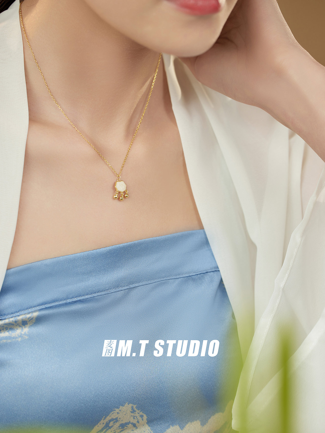 饰品拍摄 古风饰品项链无头风拍摄 新中式国风项链拍摄