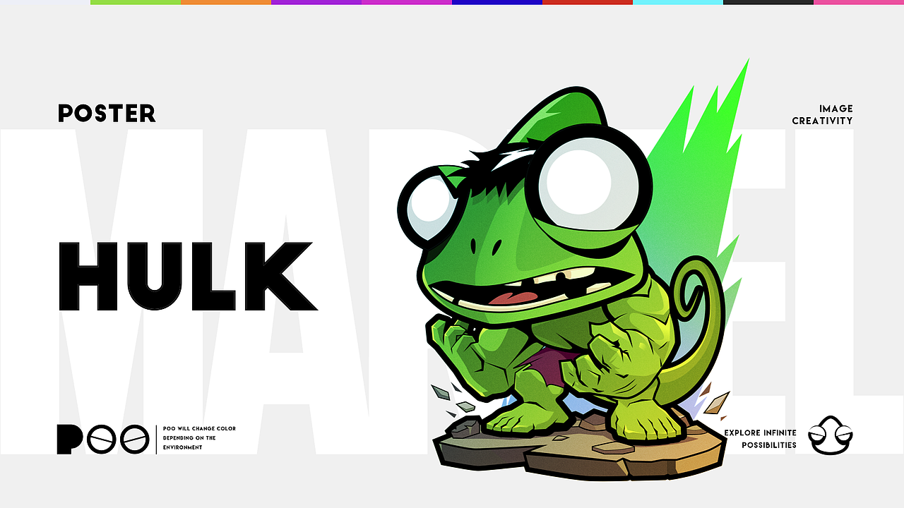 POO创意海报-漫威系列-绿巨人