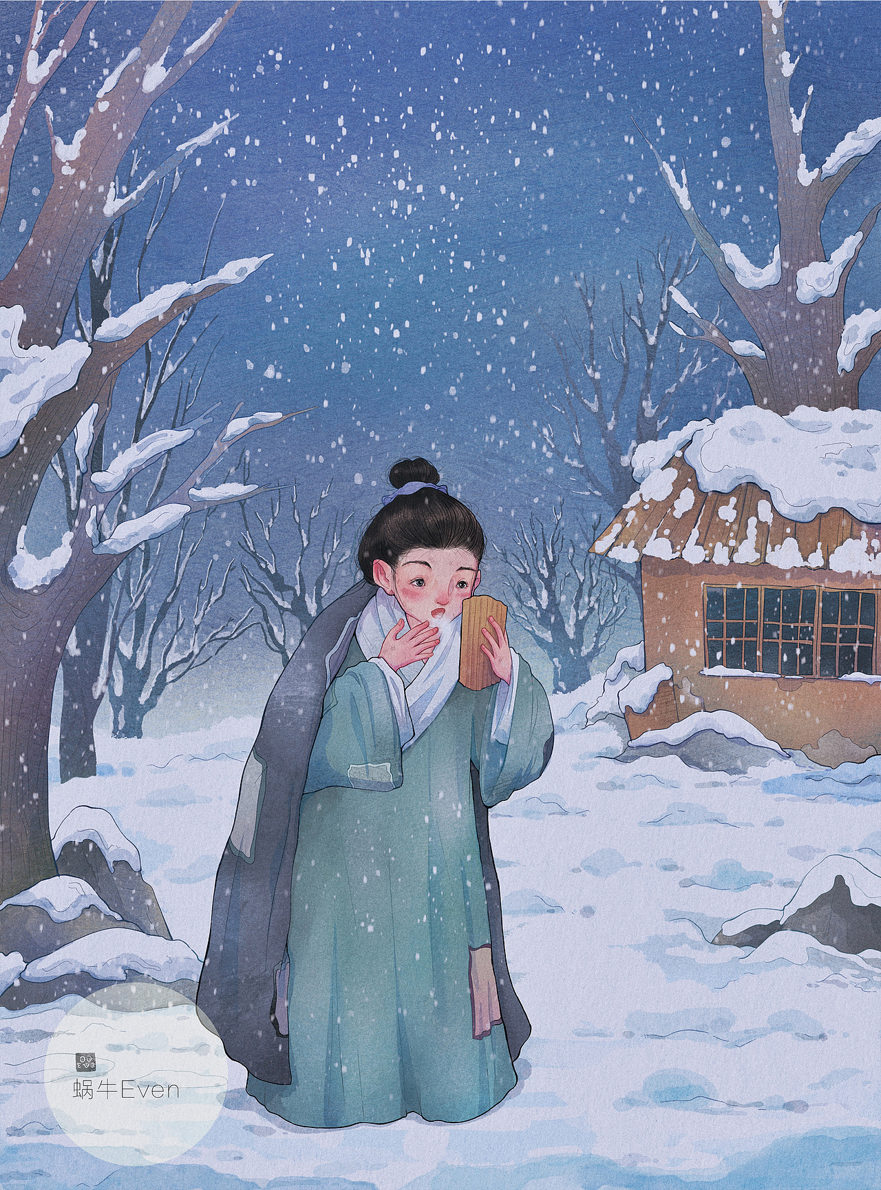儿童插画「偏国风」（图ZMzQ3NjgyNTI0） - 儿童插画 - 站酷设计师蜗牛Even原创素材 - 站酷ZCOOL