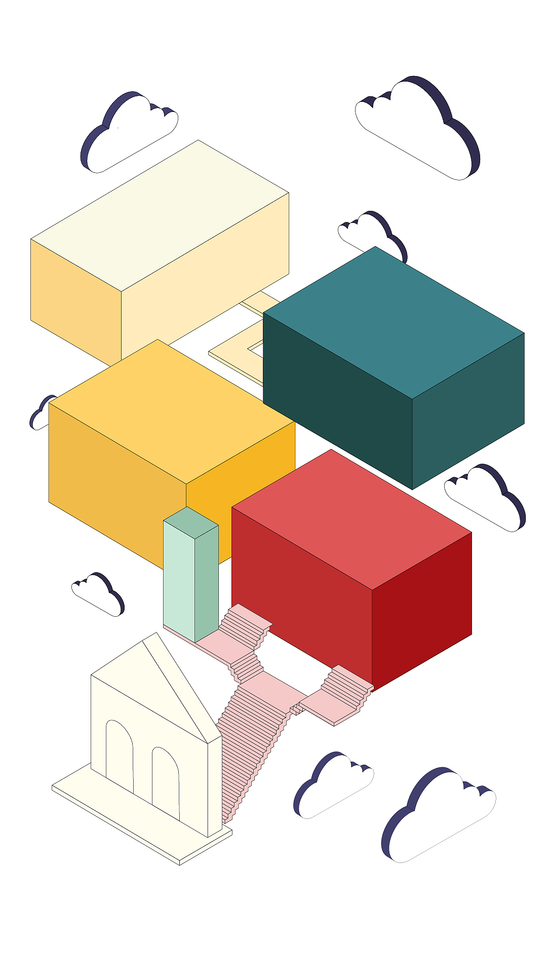 2.5D插画（图ZMzY4NTkxNzI4） - 创作习作 - 站酷设计师iamsuperBess原创素材 - 站酷ZCOOL