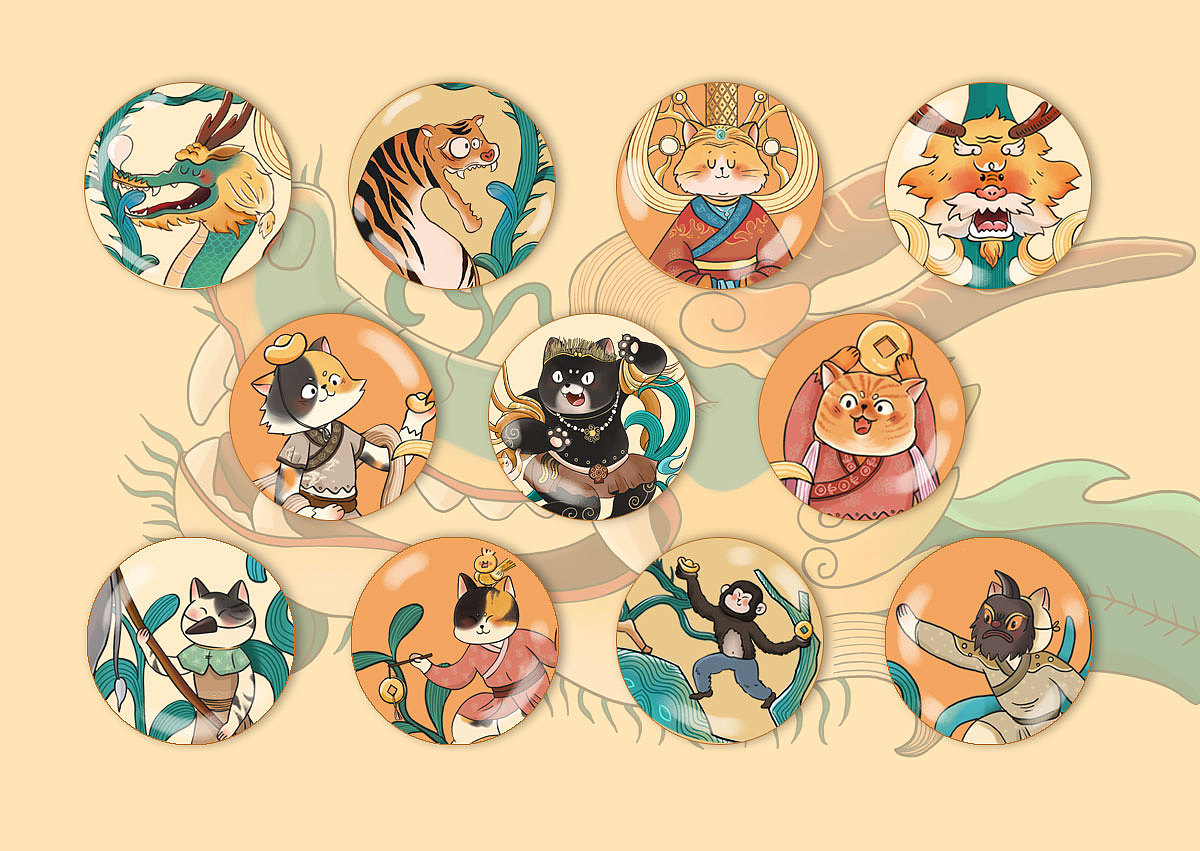 古物焕新-猫猫摇钱树