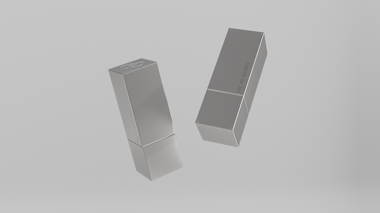 《CORE 002 DANGEROUS》口红渲染