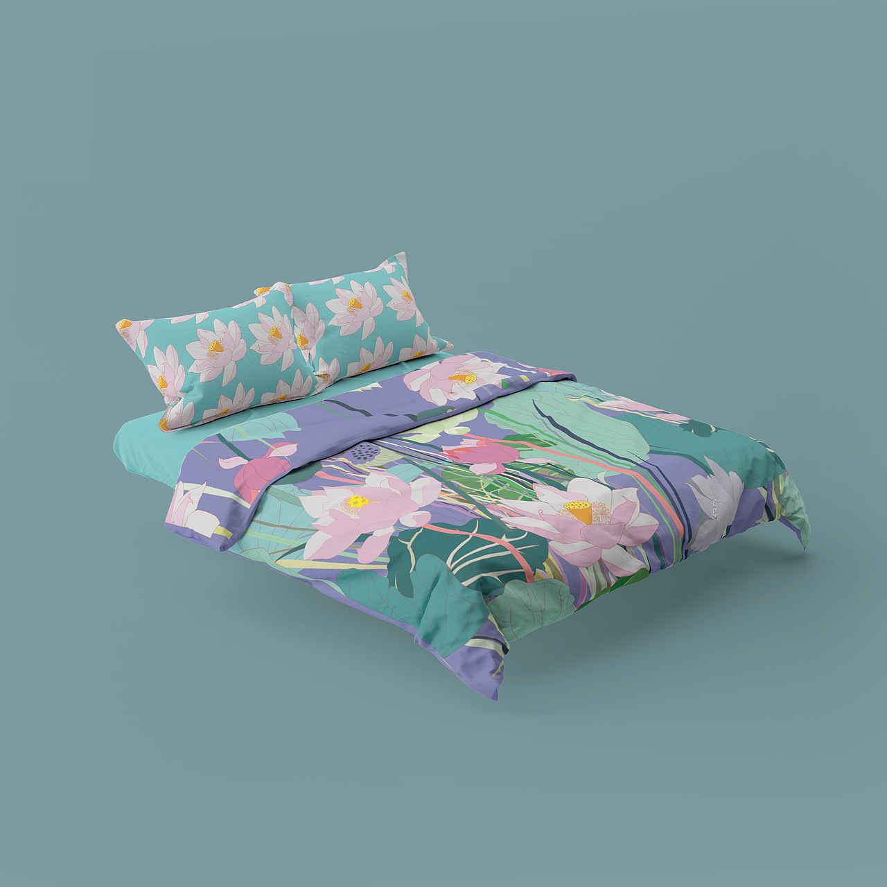 国风荷花系列（图ZMzY2OTM0ODI4） - 商业插画 - 站酷设计师猫三莫原创素材 - 站酷ZCOOL