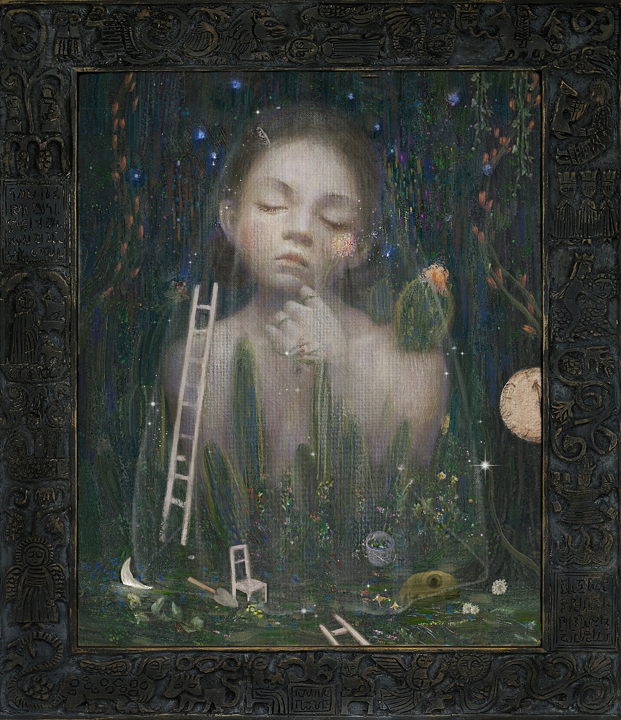 原創(chuàng)插畫《孤獨花園》②（圖ZMzE3MTc3MDMy） - 繪畫 - 站酷設(shè)計師演喬原創(chuàng)素材 - 站酷ZCOOL