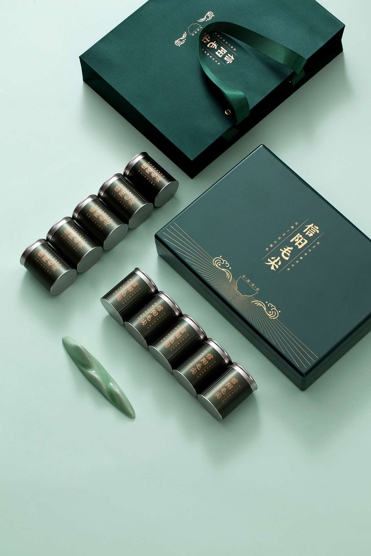 	信阳毛尖礼盒茶礼小罐