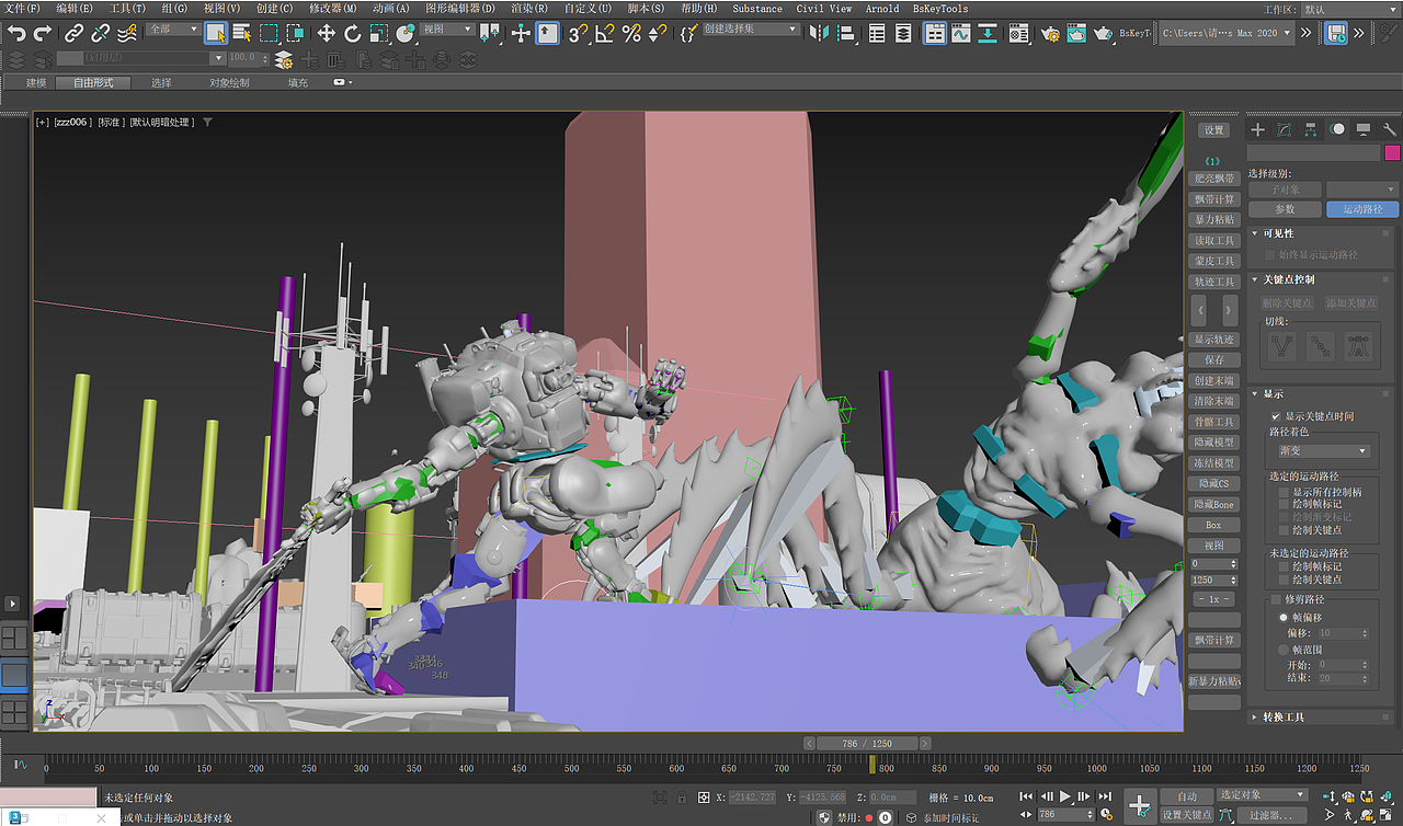 赛博角色IP动画/游戏机甲动作/泰坦陨落2-BT7274