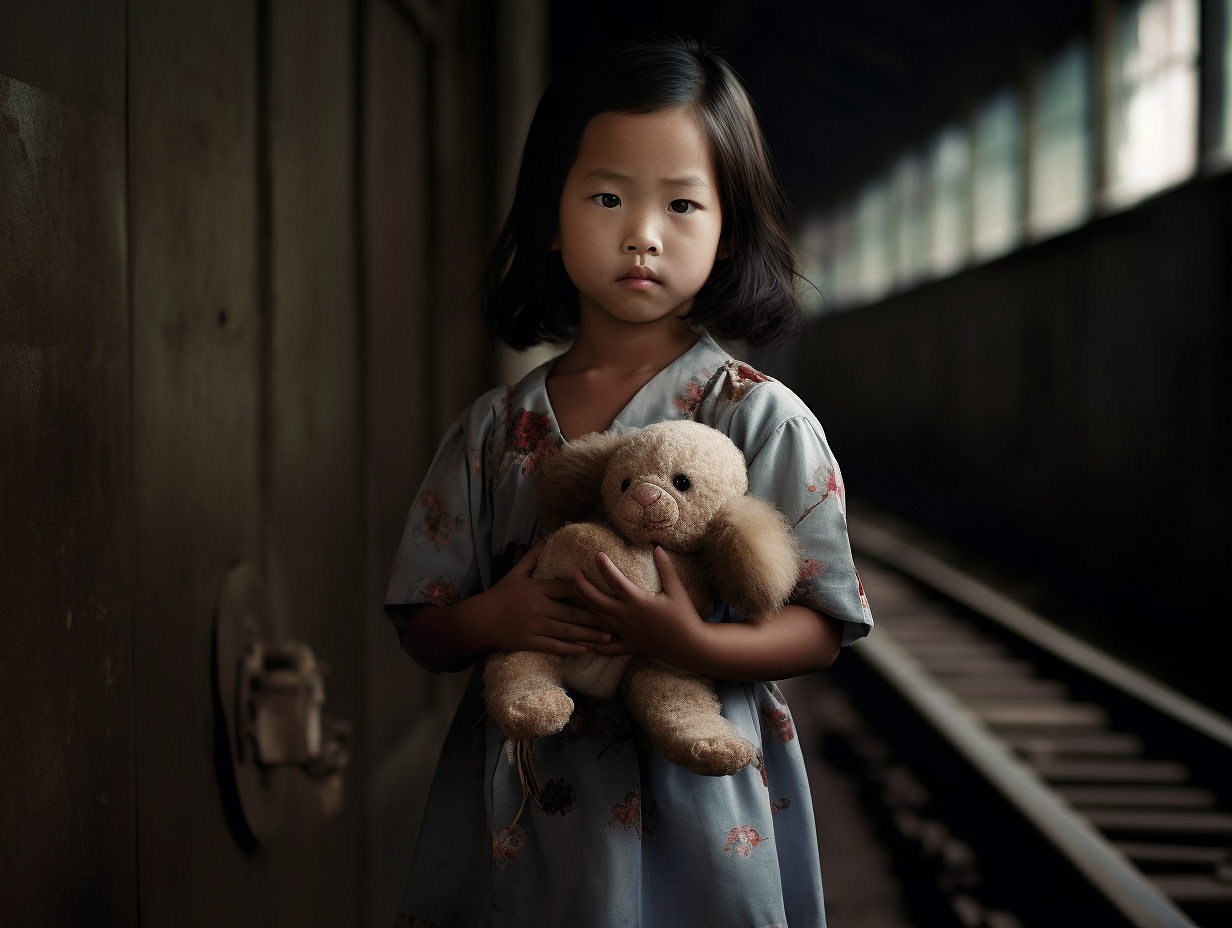 留守儿童孤独的童年（图ZMzM4Mzg2MDg4） - AI作品 - 站酷设计师自由老鸟原创素材 - 站酷ZCOOL