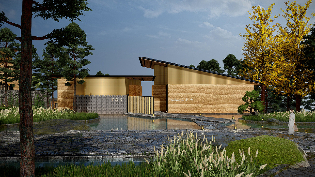 云南腾冲荷花温泉，文旅度假模块产品（图ZMzA5MTIzMjM2） - 景观设计 - 站酷设计师woohoop原创素材 - 站酷ZCOOL