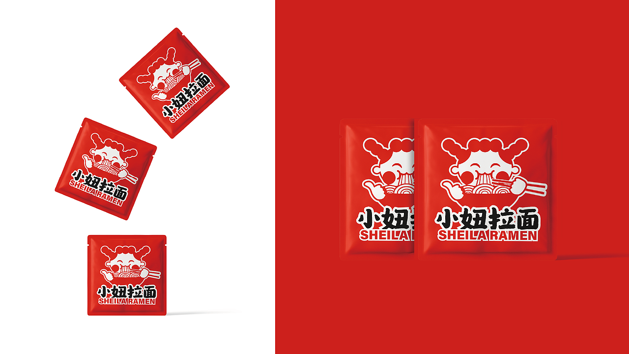 小妞拉面 VI设计