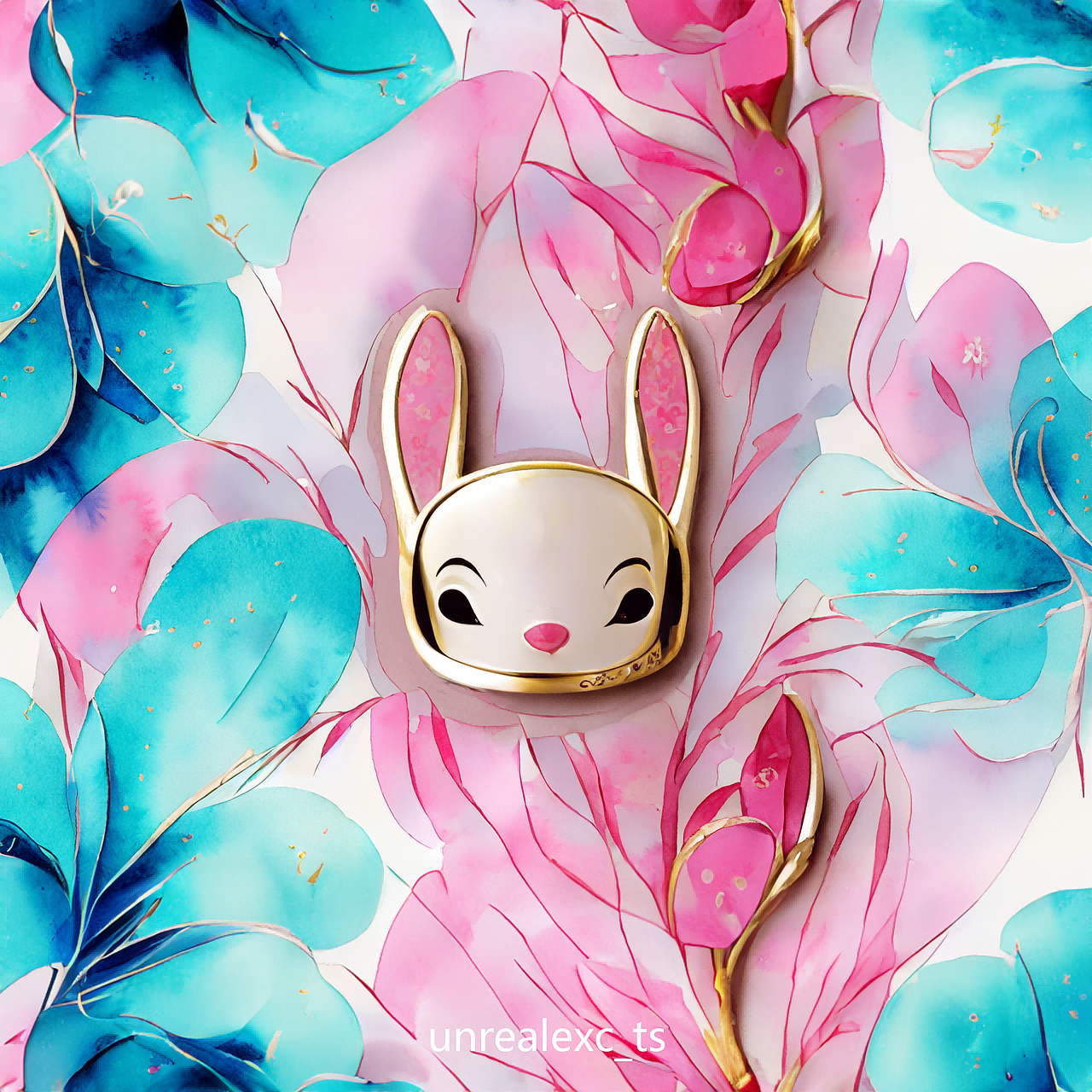 花間小兔，真心跳躍（圖ZMzQ2MTEzMzAw） - 新銳潮流插畫(huà) - 站酷設(shè)計(jì)師Tangsi_EXC原創(chuàng)素材 - 站酷ZCOOL