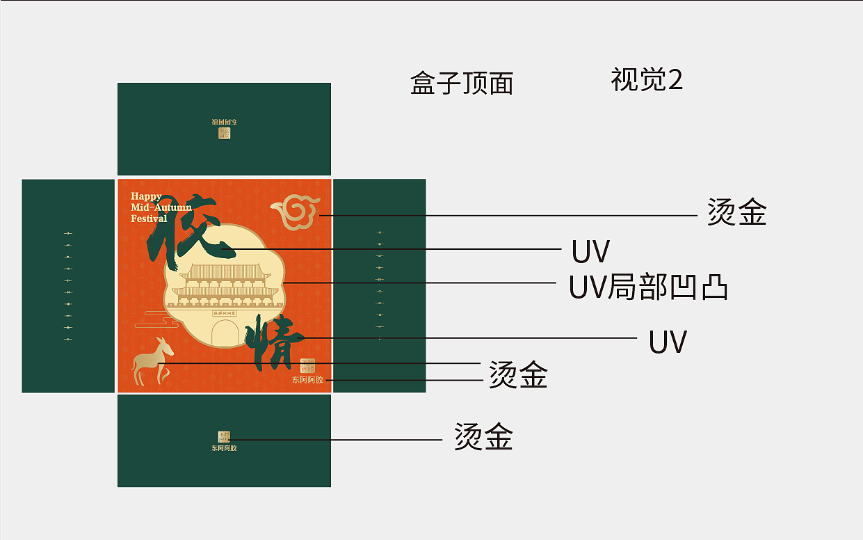 东阿阿胶月饼礼盒方案设计（图ZMzY5OTk5MTYw） - 包装 - 站酷设计师王大念原创素材 - 站酷ZCOOL