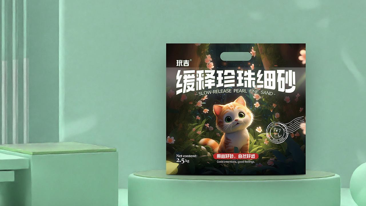 猫砂包装设计落选方案（图ZMzQ3MDgzNzMy） - 包装 - 站酷设计师浪浪韩原创素材 - 站酷ZCOOL