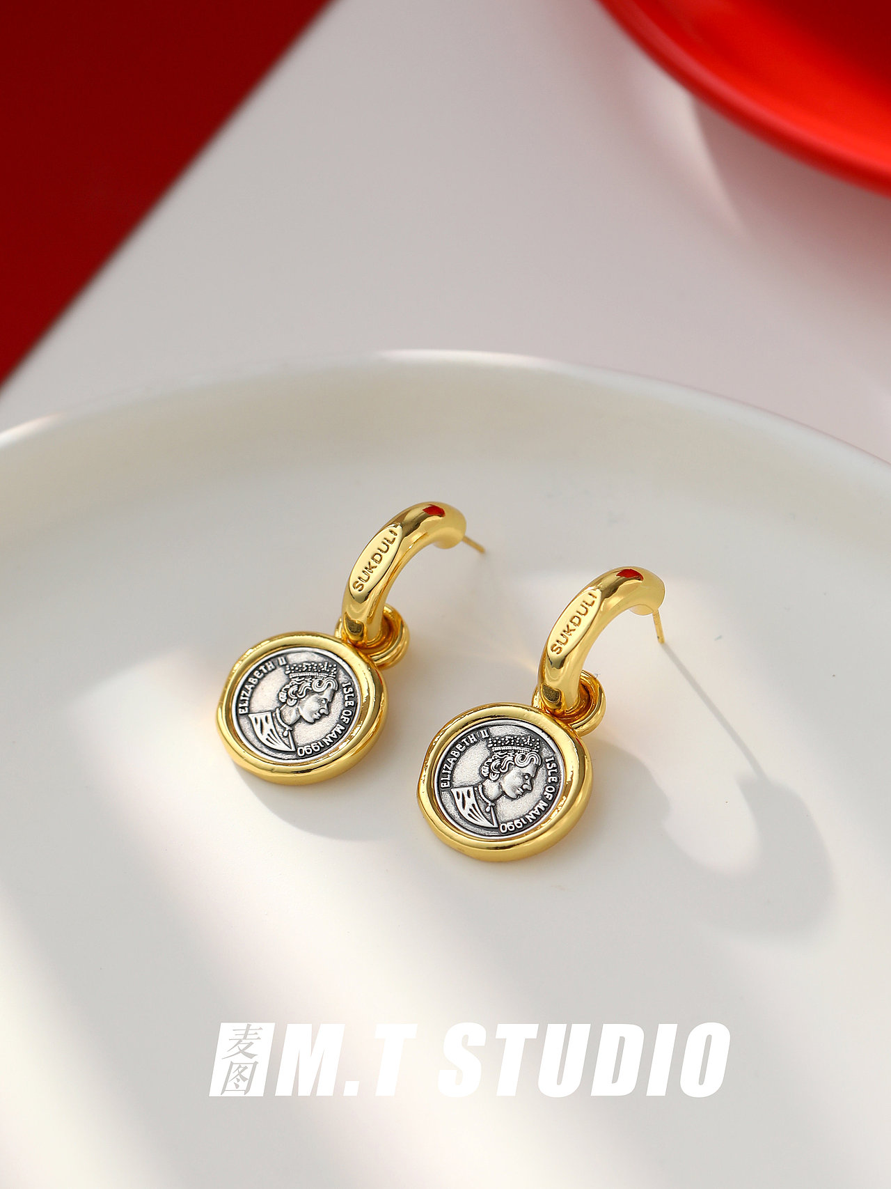 饰品拍摄 珠宝饰品静物拍摄 小众饰品耳饰静物平铺拍摄